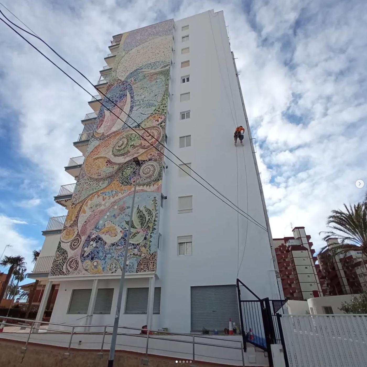 Trabajos verticales mantenimiento industrial antes