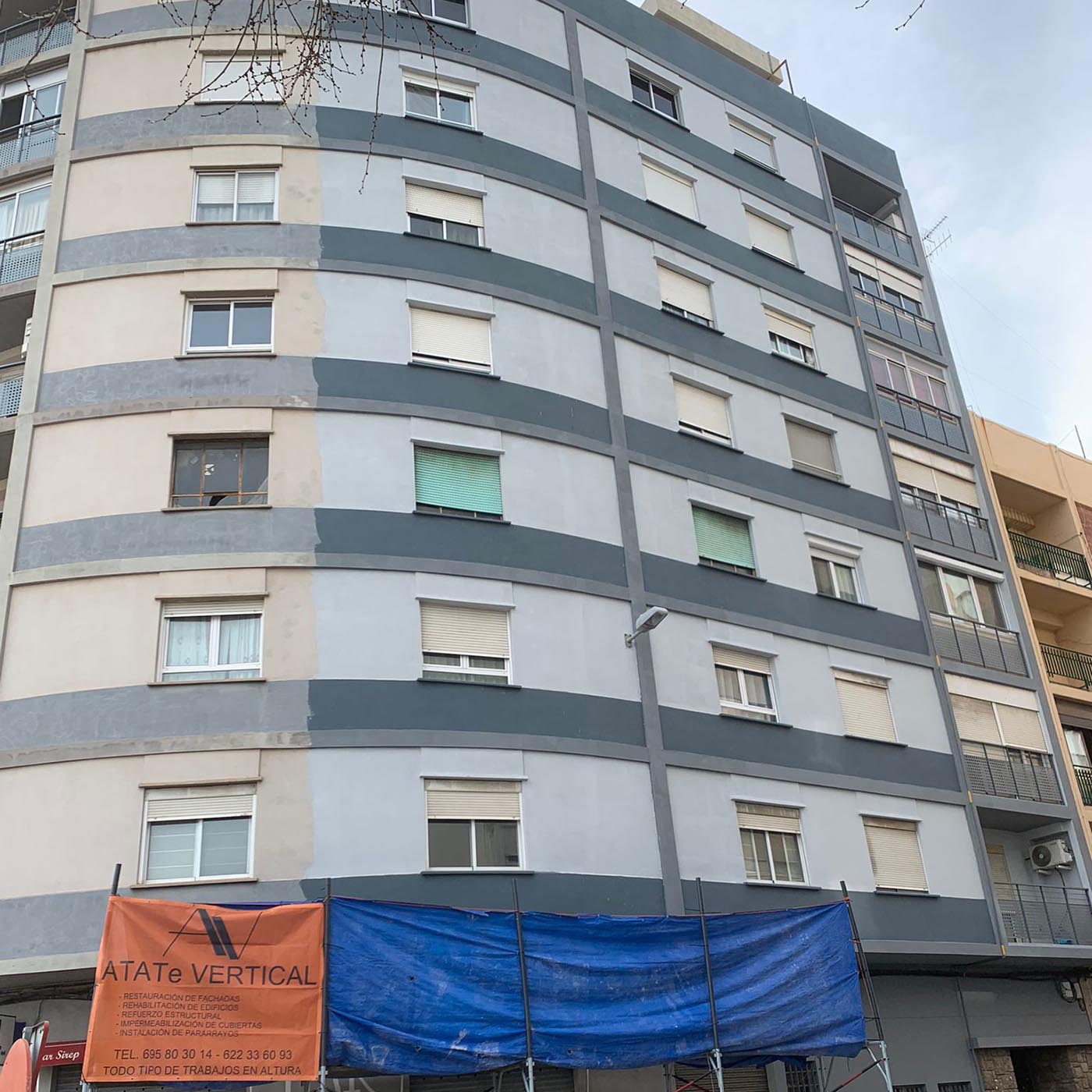 Trabajos verticales mantenimiento industrial antes