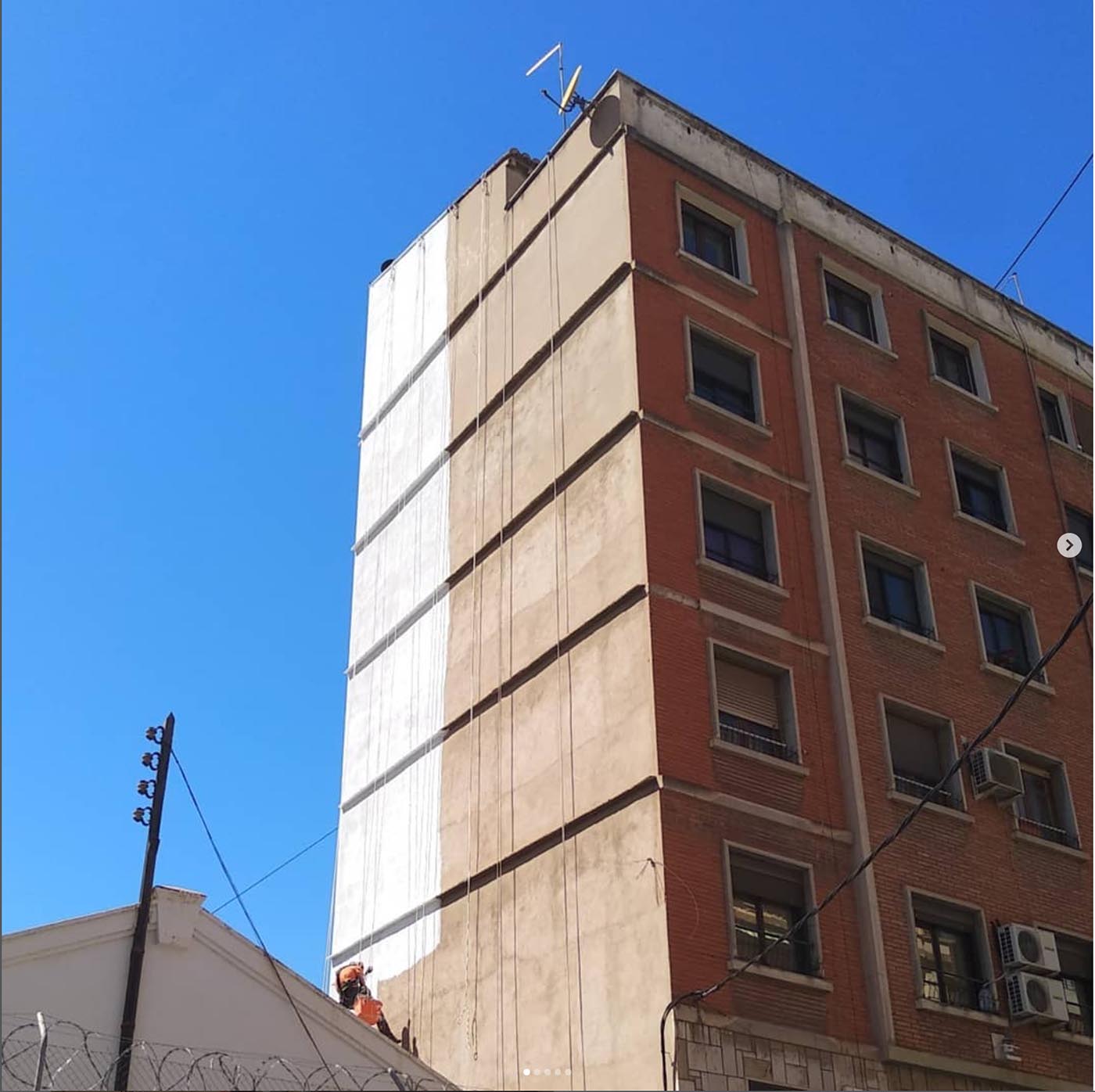 Trabajos verticales mantenimiento industrial antes